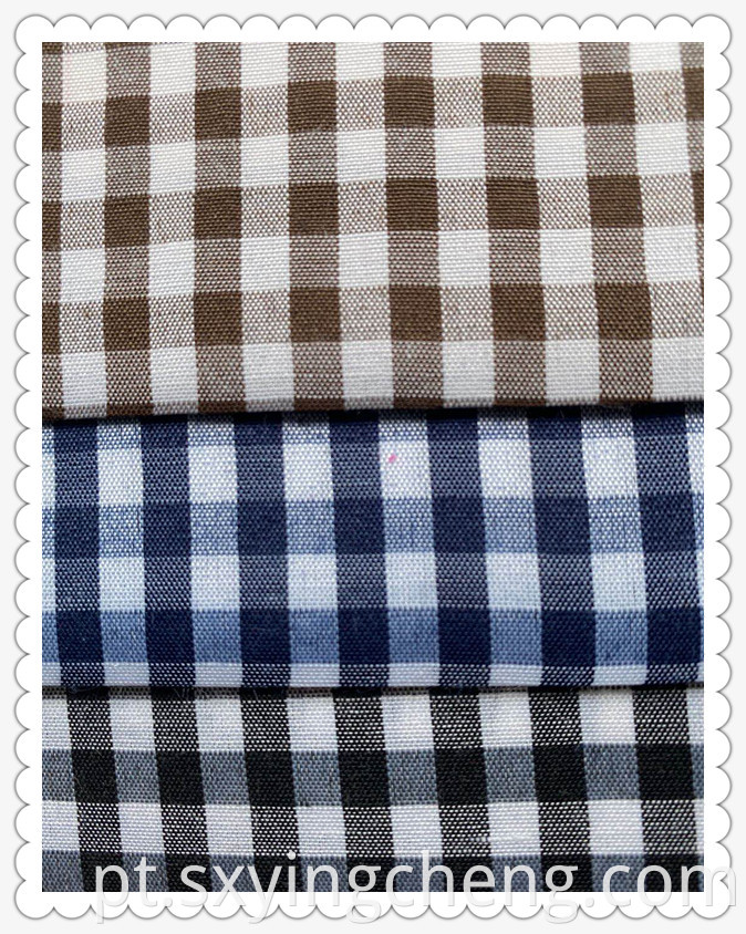 Polyester Plaid Fabric